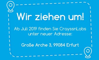 Bild - Ab Juli 2019 finden Sie CrayssnLabs nicht mehr in der Johannesstr. 176!