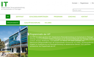 Bild - Neuauftrag der HIT - Akademische Personalentwicklung an Hochschulen in Thüringen zur Erstellung eines Verwaltungssystems für Kurse & Workshops
